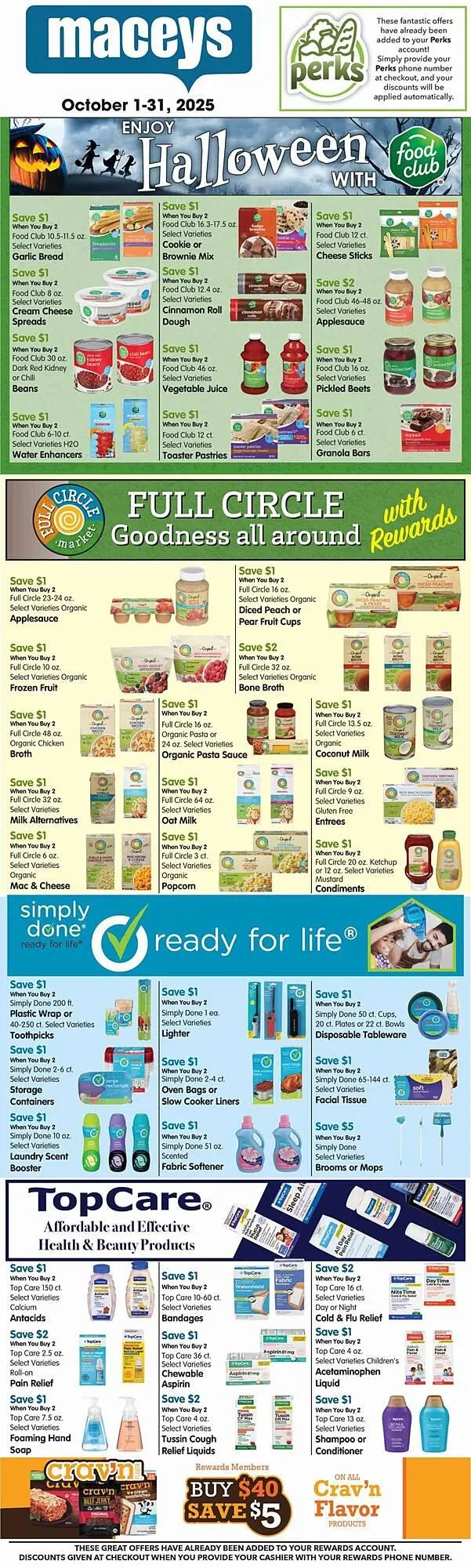 Weekly ad Maceys weekly ad from October 1 to November 1 2025 - Page 1