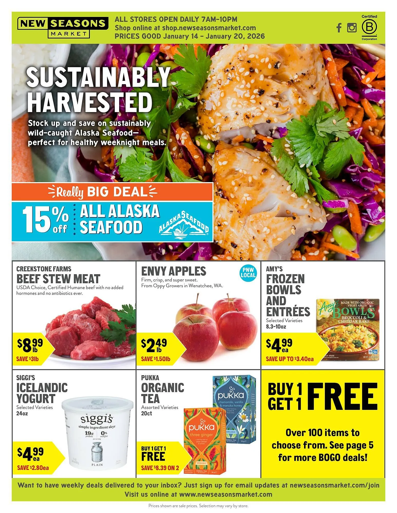 Weekly ad New Seasons Market weekly ad from January 14 to January 20 2026 - Page 1