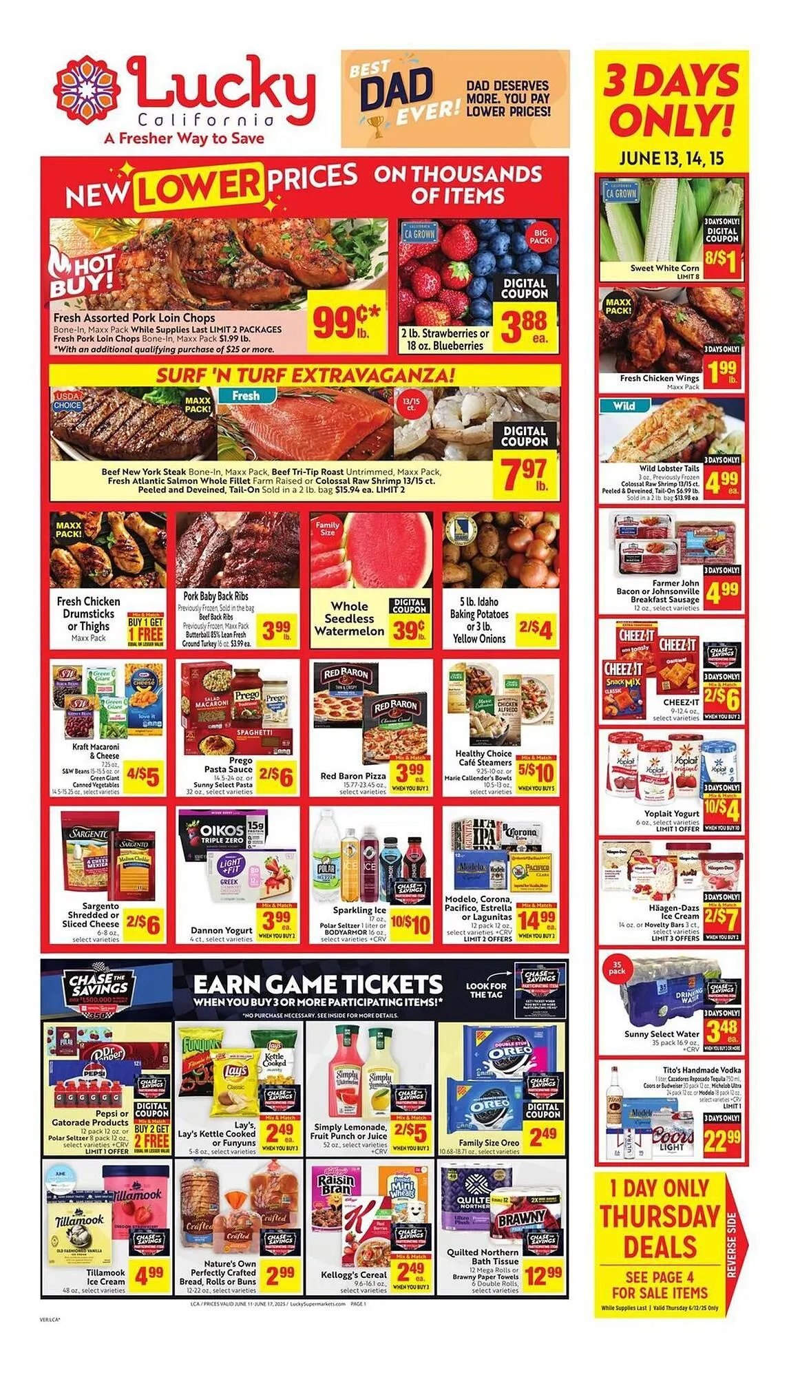 Weekly ad Lucky Supermarkets Weekly Ad from June 11 to June 17 2025 - Page 1