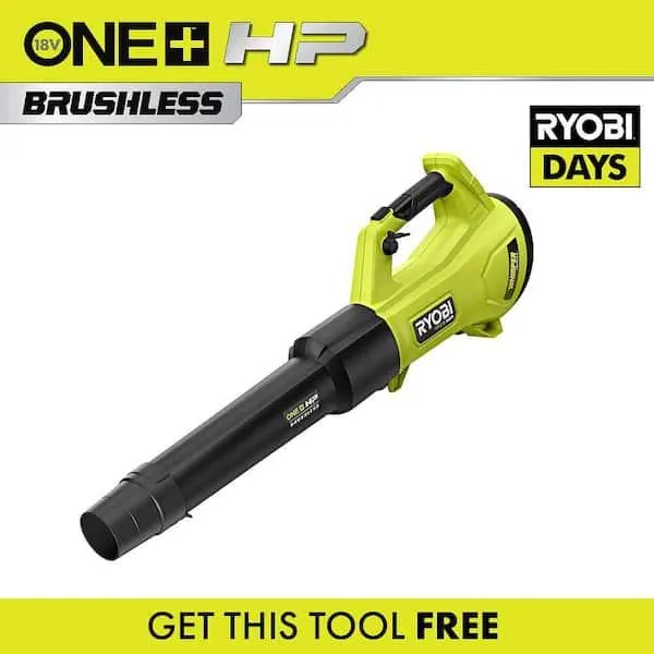 ONE+ HP 18V Brushless Whisper Series 130 MPH 450 CFM Cordless Battery Leaf Blower (Tool Only)