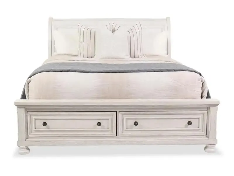 Robbinsdale Queen Sleigh Storage Bed