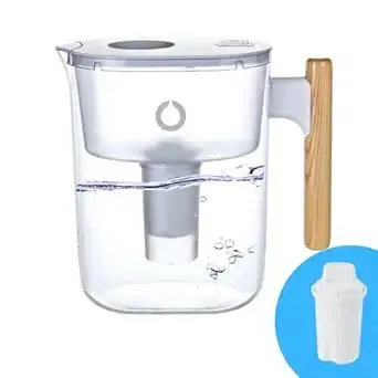 10-Cup Long-Life Water Filter Pitcher – 120-Gallon Capacity, Removes 99% Lead, PFAS, Mercury, Microplastics & More – 5X Filter Lifespan