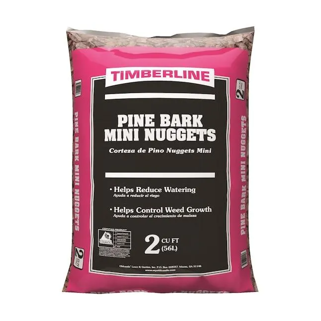 Timberline 2-cu ft All Natural Pine Bark Mini Nuggets Mulch