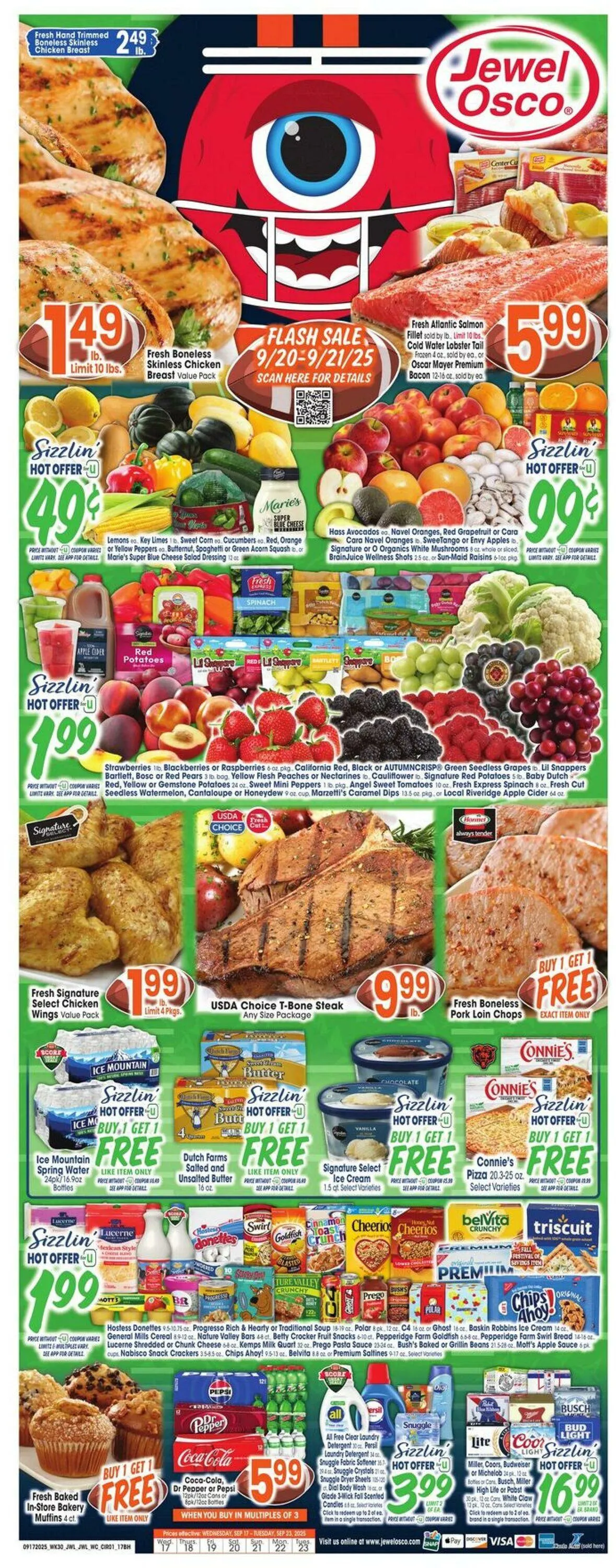Weekly ad Jewel Osco Current weekly ad from September 17 to September 23 2025 - Page 1