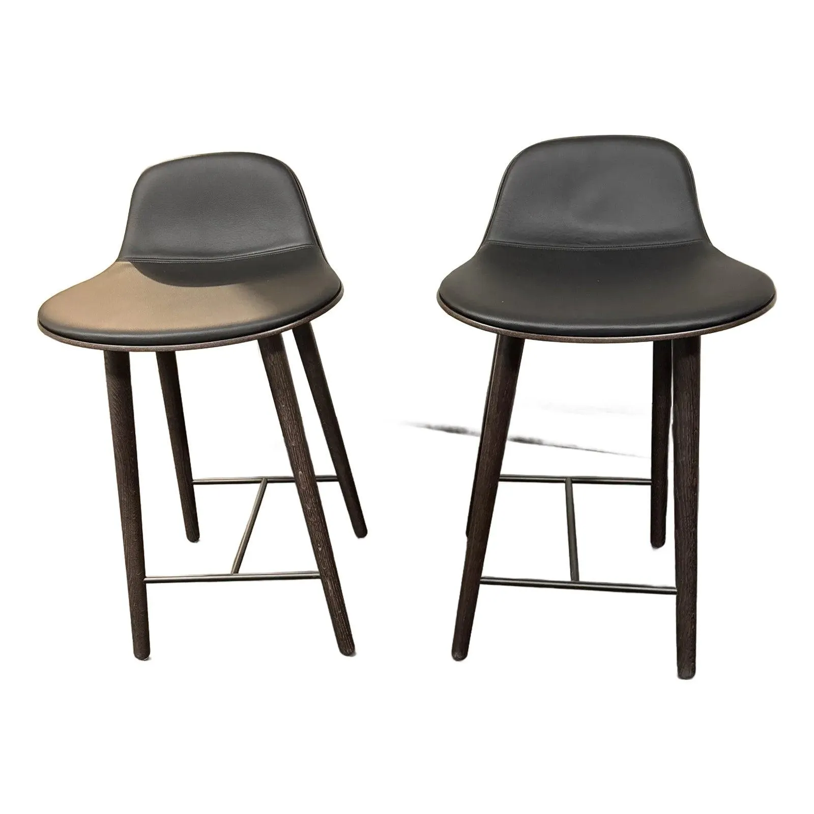Pair of Danish Designed and Manufactured Counter Height Bar Stools