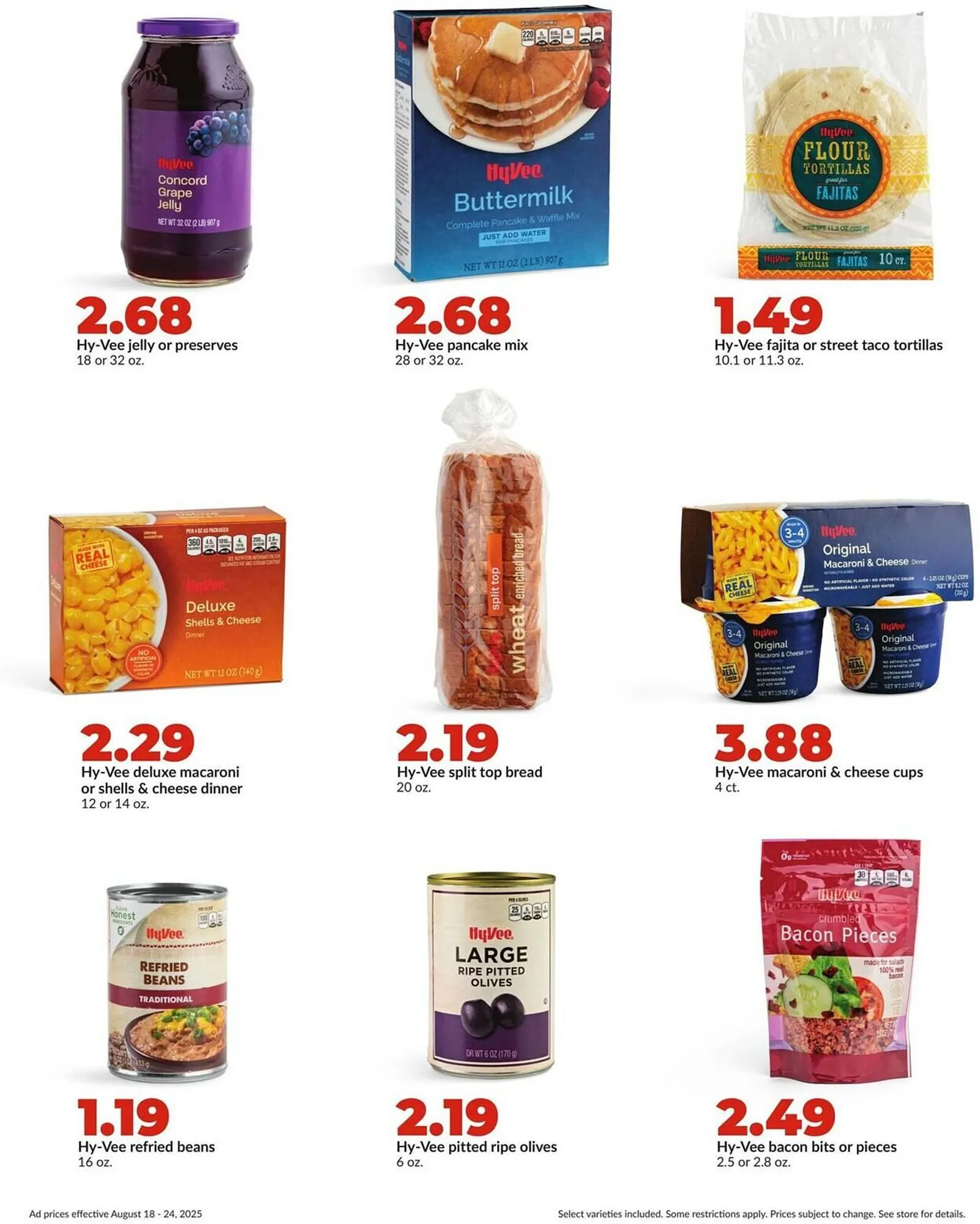 Weekly ad Hy-Vee Weekly Ad from August 18 to August 24 2025 - Page 18