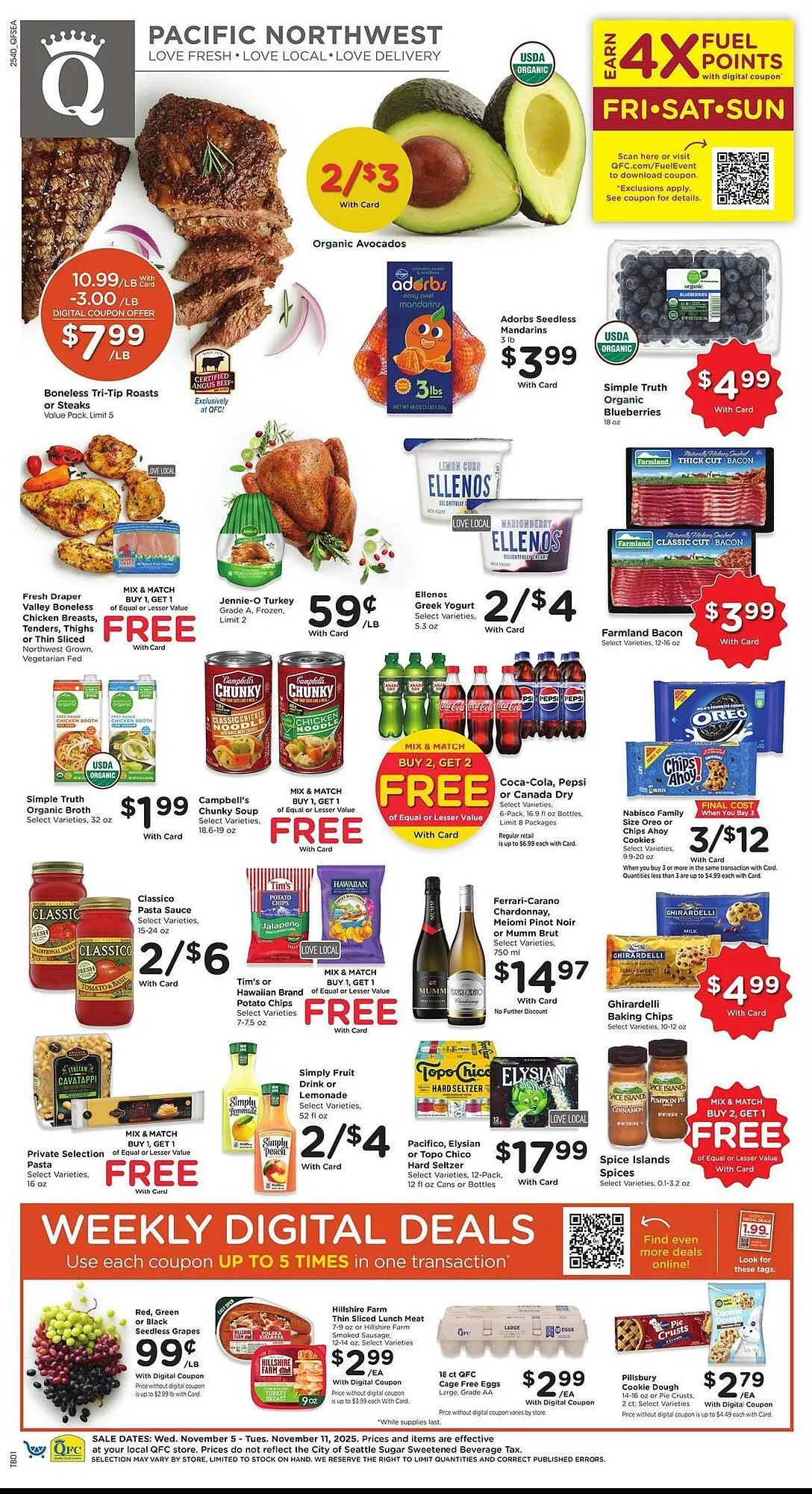 Weekly ad QFC weekly ad from November 5 to November 11 2025 - Page 1