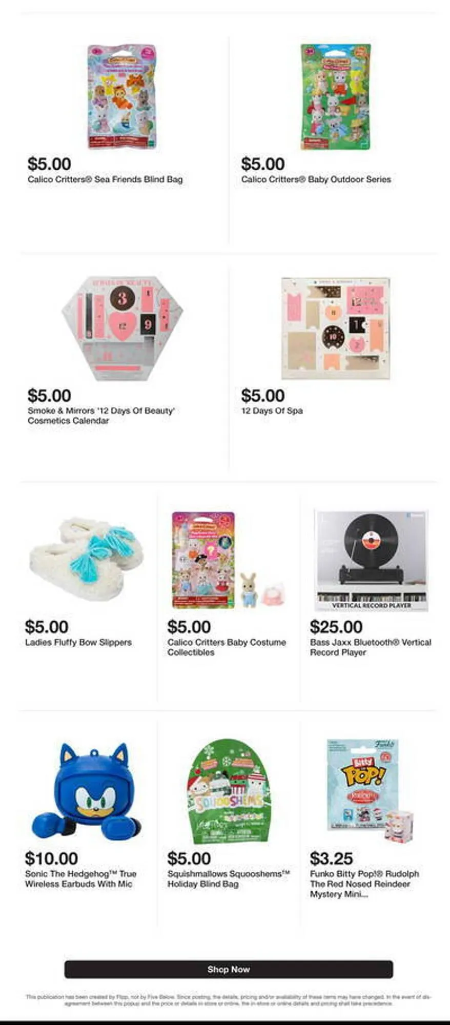 Weekly ad Five Below Weekly Ad from November 22 to November 28 2024 - Page 3