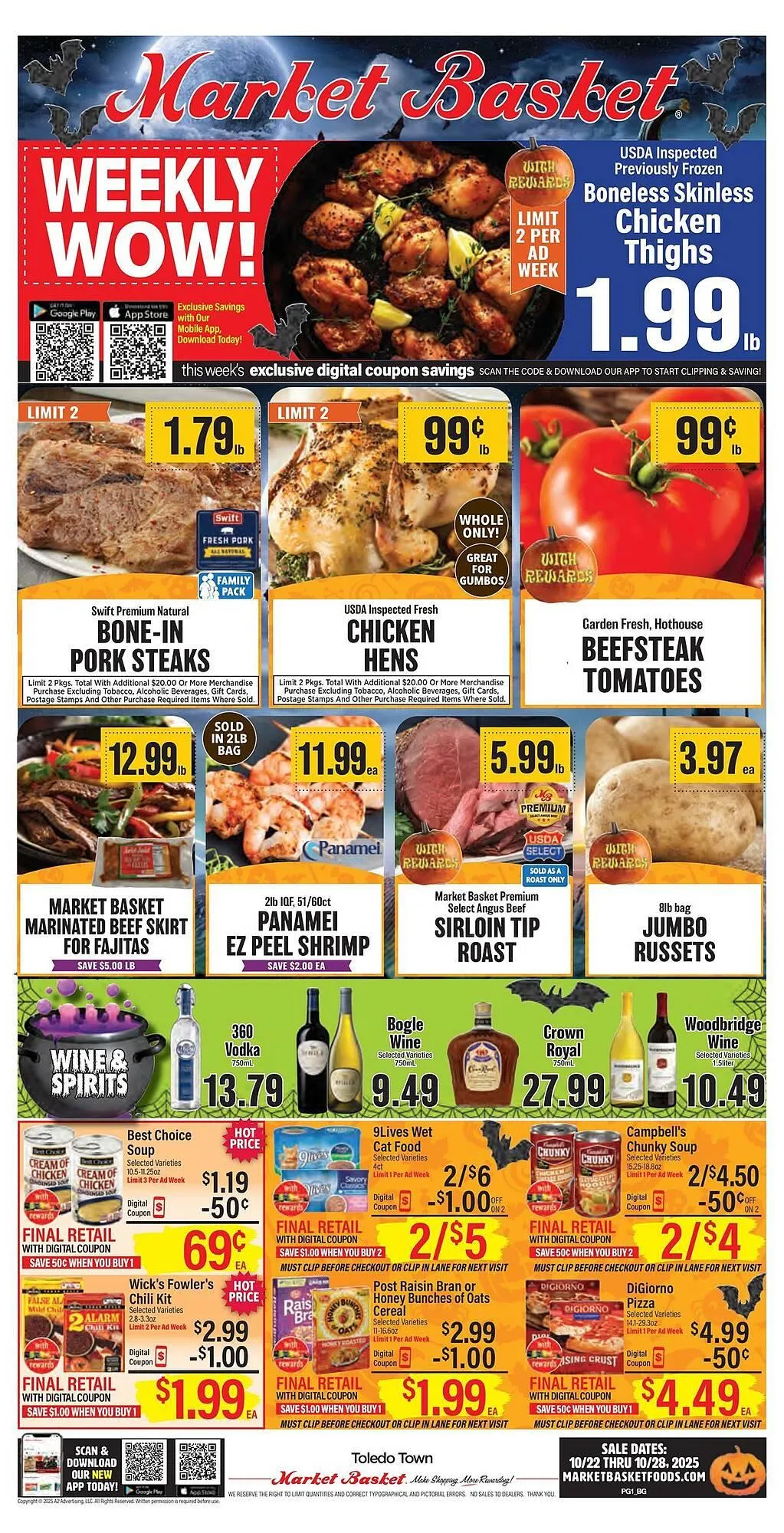 Weekly ad Market Basket weekly ad from October 22 to November 5 2025 - Page 1