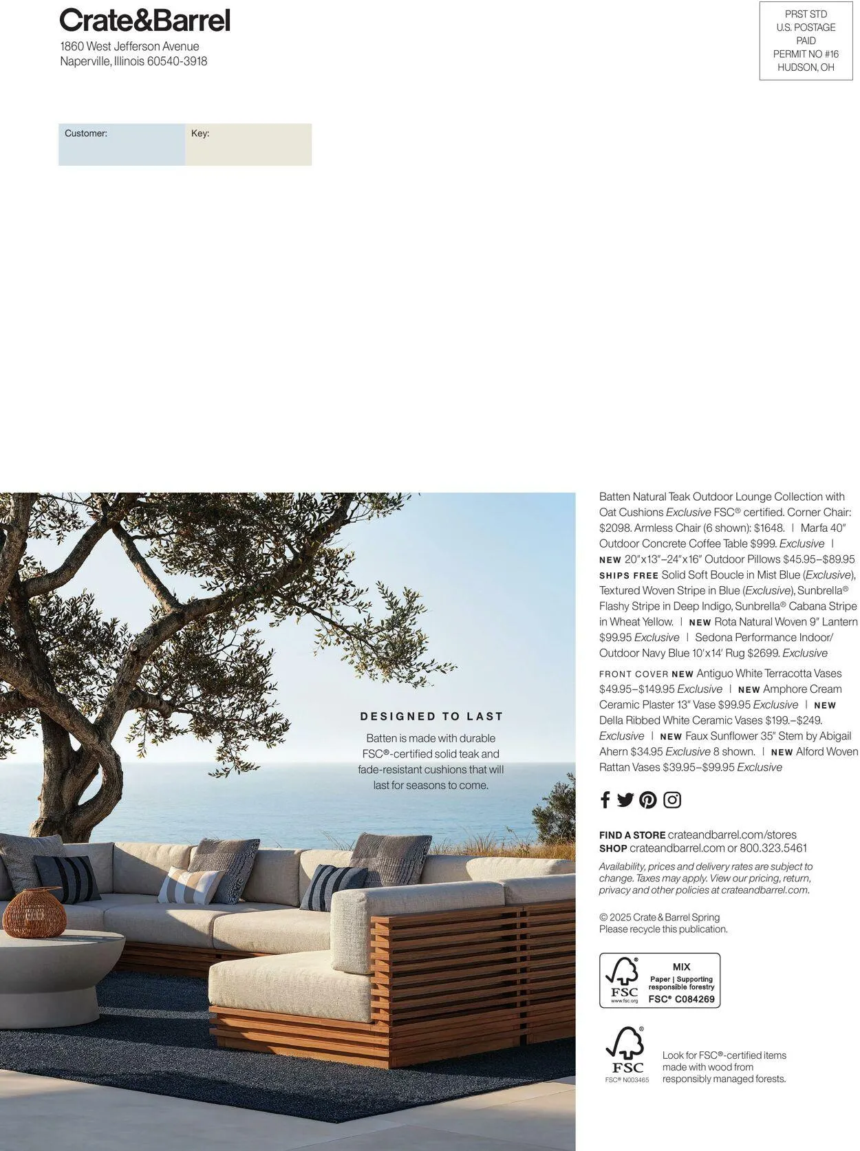 Weekly ad Crate & Barrel from April 16 to April 30 2025 - Page 108