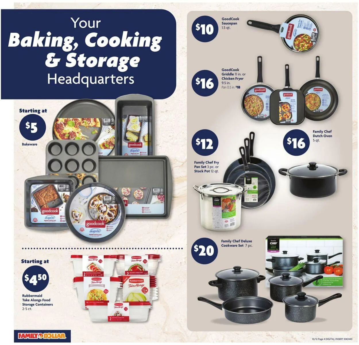 Weekly promotion Family Dollar Current weekly ad spanning from October 12 to October 18 2025 - Page 6 for Catalogue 365