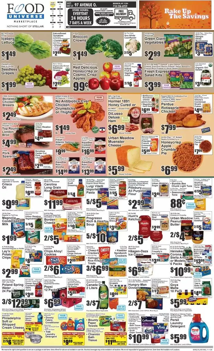 Weekly ad Exclusive deals for our customers from November 1 to November 7 2024 - Page 1