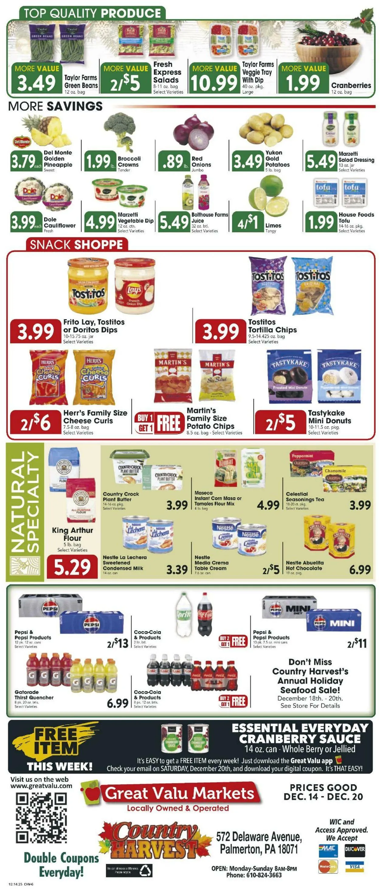 Weekly promotion Farm Fresh spanning from December 14 to December 20 2025 - Page 6 for Catalogue 365