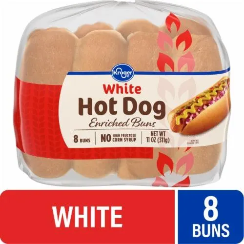 Kroger® White Hot Dog Enriched Buns