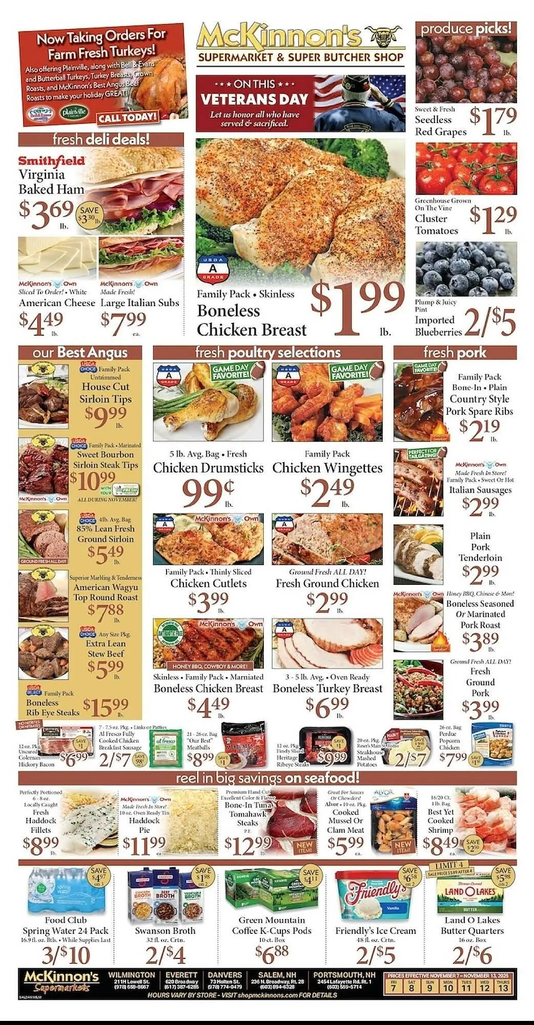 Weekly ad McKinnon's Supermarkets weekly ad from November 7 to November 13 2025 - Page 1