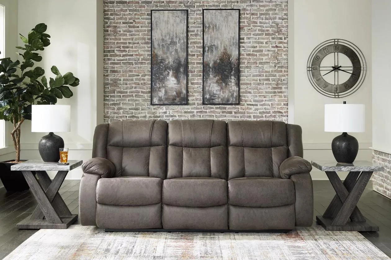 First Base Manual Reclining Sofa