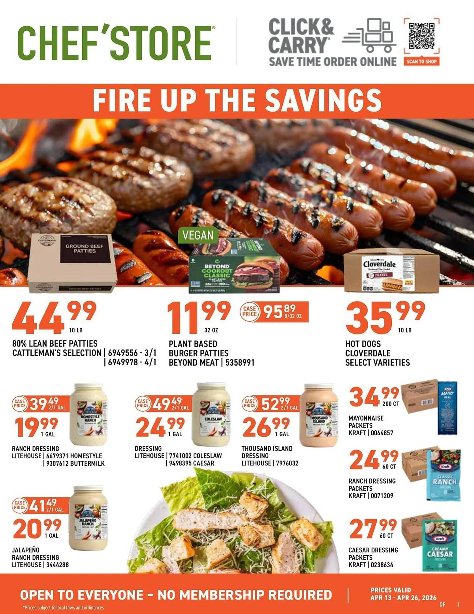 Weekly ad US Foods Chef's Store weekly ad from April 13 to April 26 2026 - Page 1
