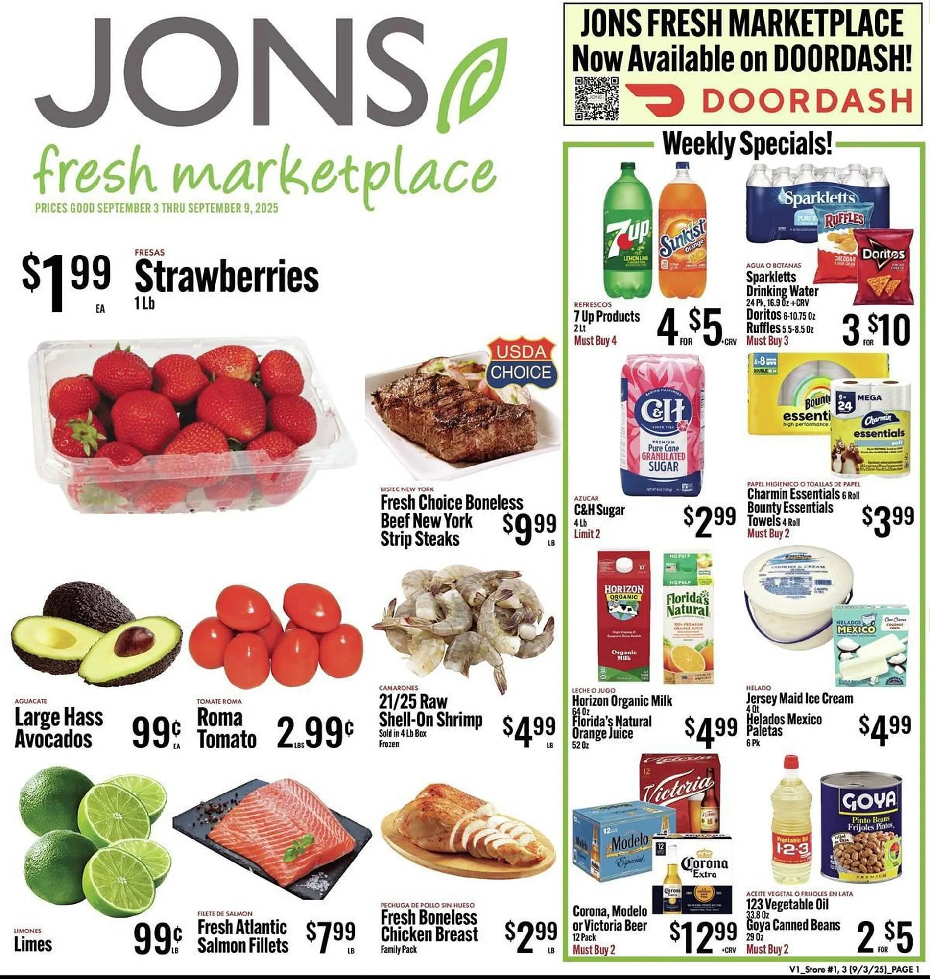 Weekly ad Jons International weekly ad from September 3 to September 9 2025 - Page 1