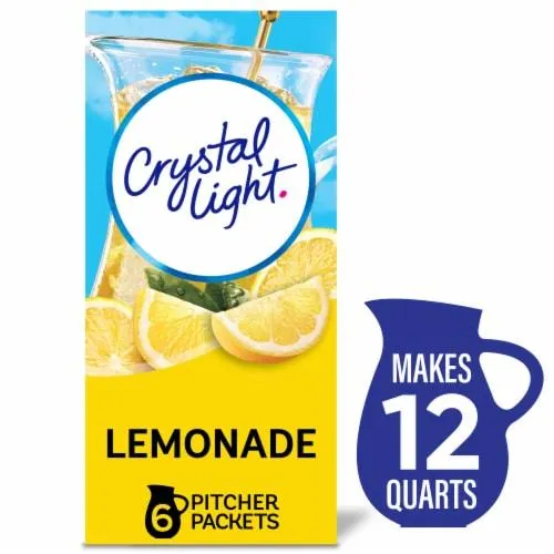 Crystal Light Zero Sugar Lemonade Drink Mix Packets