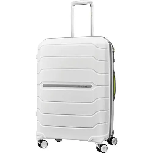 Samsonite Freeform 24 Medium Spinner Luggage; White/Grey - Open Box