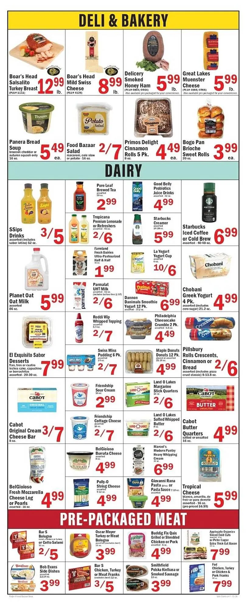 Weekly ad Food Bazaar circular from January 8 to March 11 2026 - Page 4