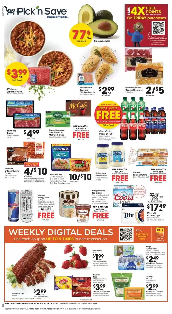 Weekly ad Weekly Ad from March 19 to March 25 2025 - Page 1