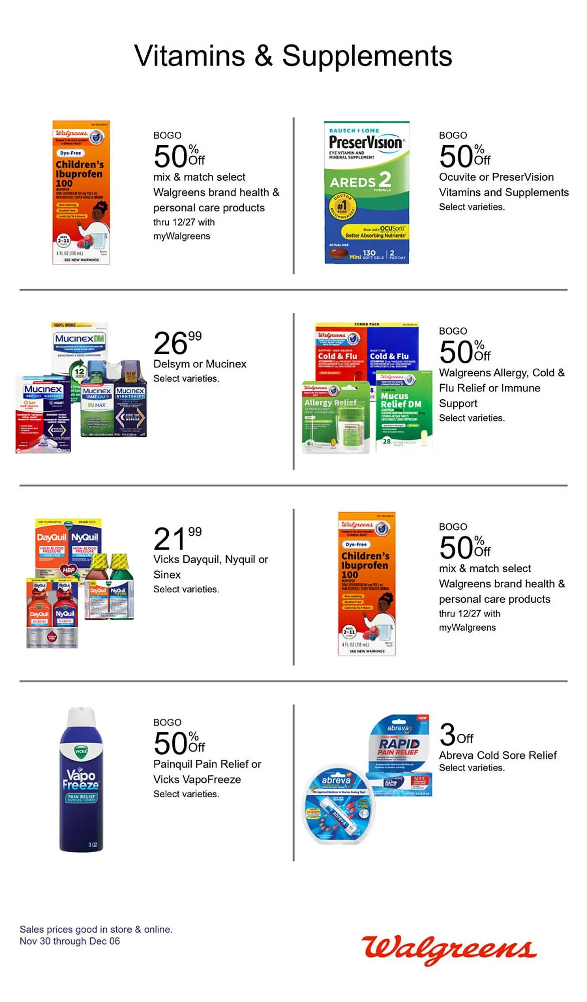 Weekly ad Walgreens weekly ad from November 30 to December 6 2025 - Page 21
