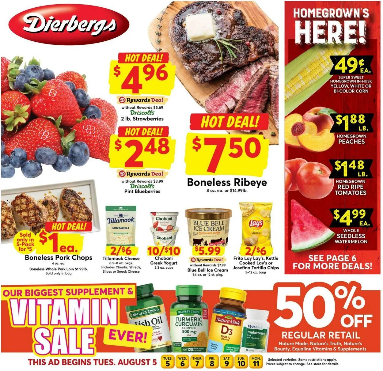 Weekly ad Dierbergs from August 5 to August 11 2025 - Page 1