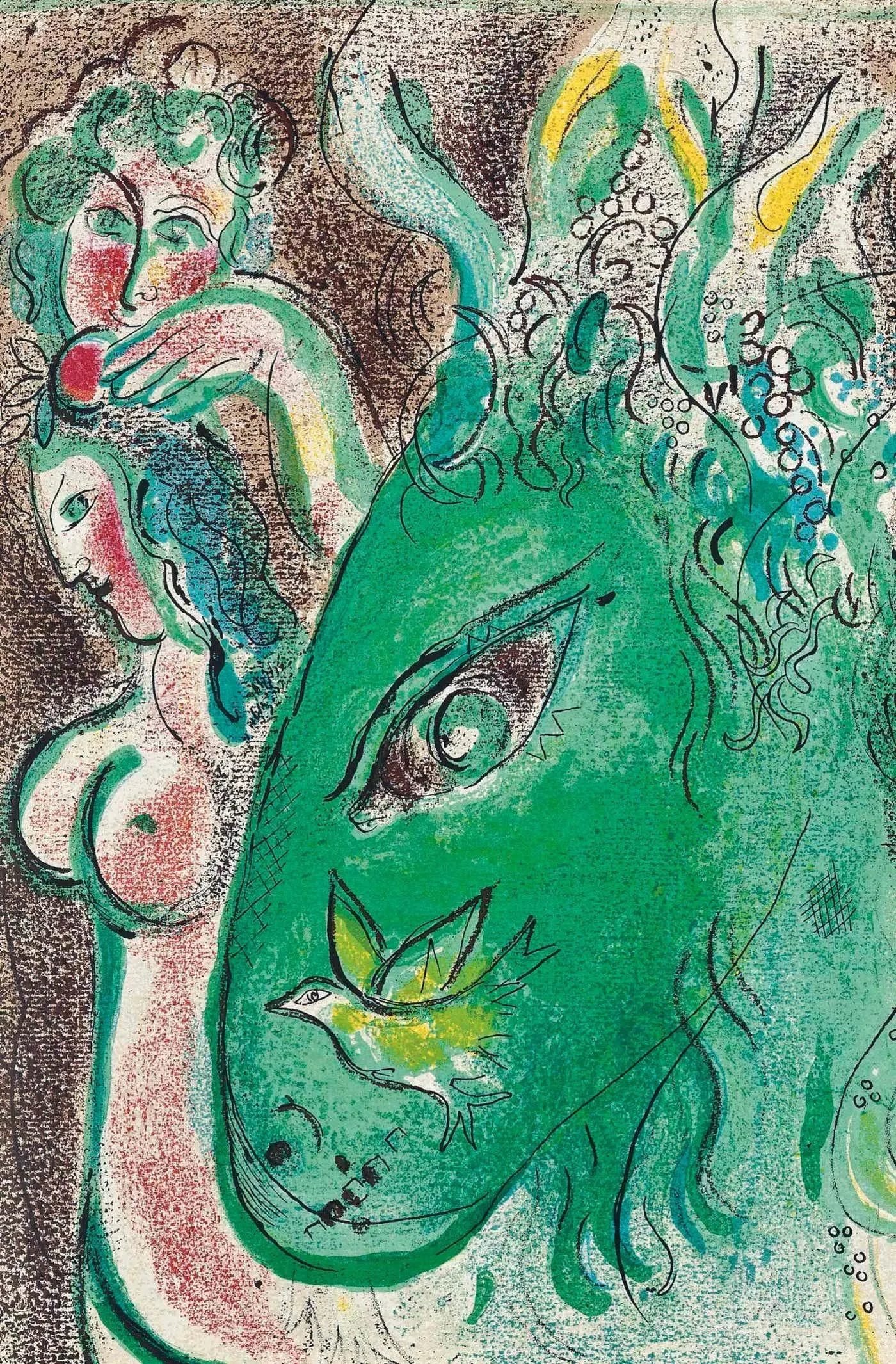 Marc Chagall Paradis II (Mourlot 230-77; Cramer 42) 1960