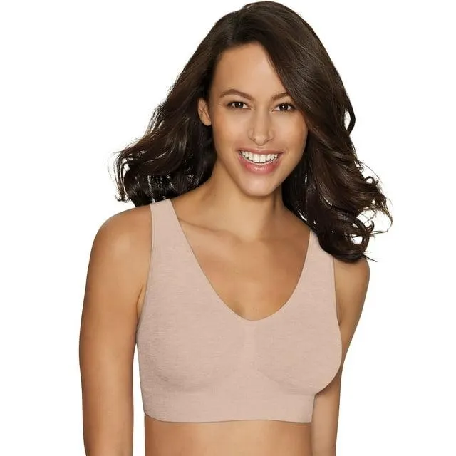 HanesBralette Comfort Flex Fit Women's Wireless Bra Seamless Wide Strap MHG196