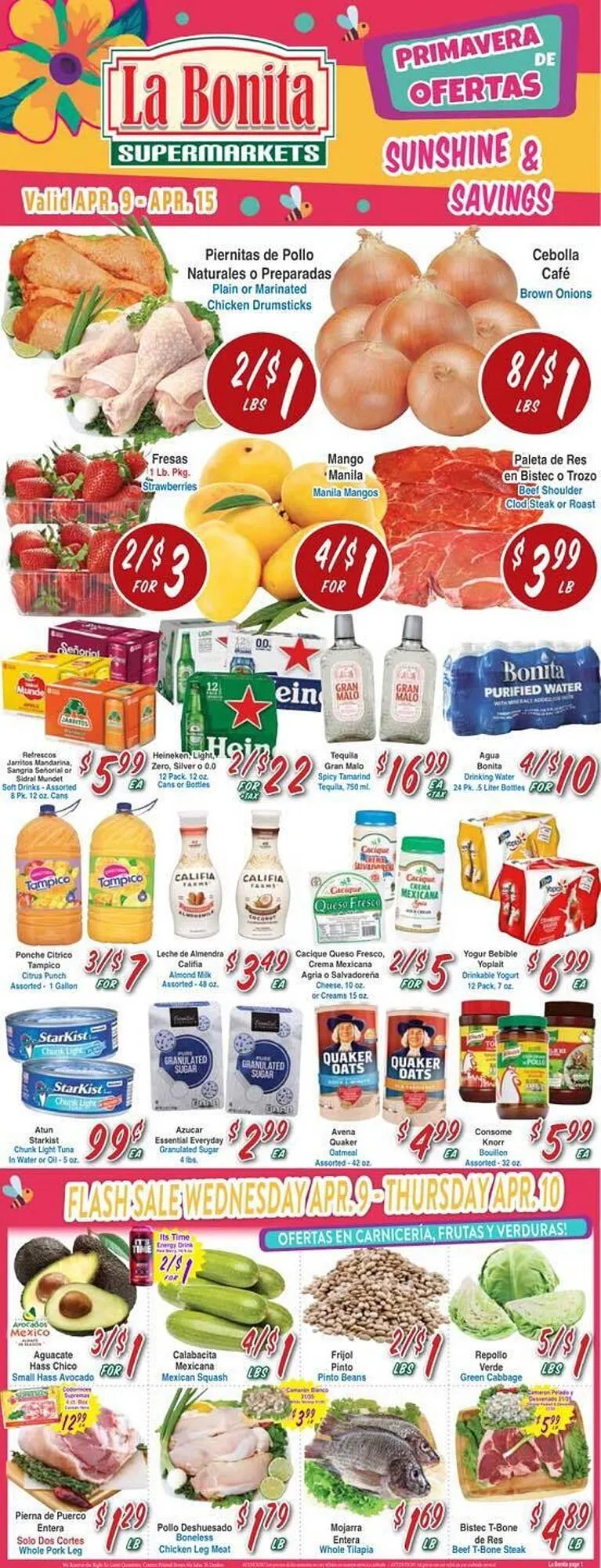 La Bonita Supermarkets Weekly Ad - 1