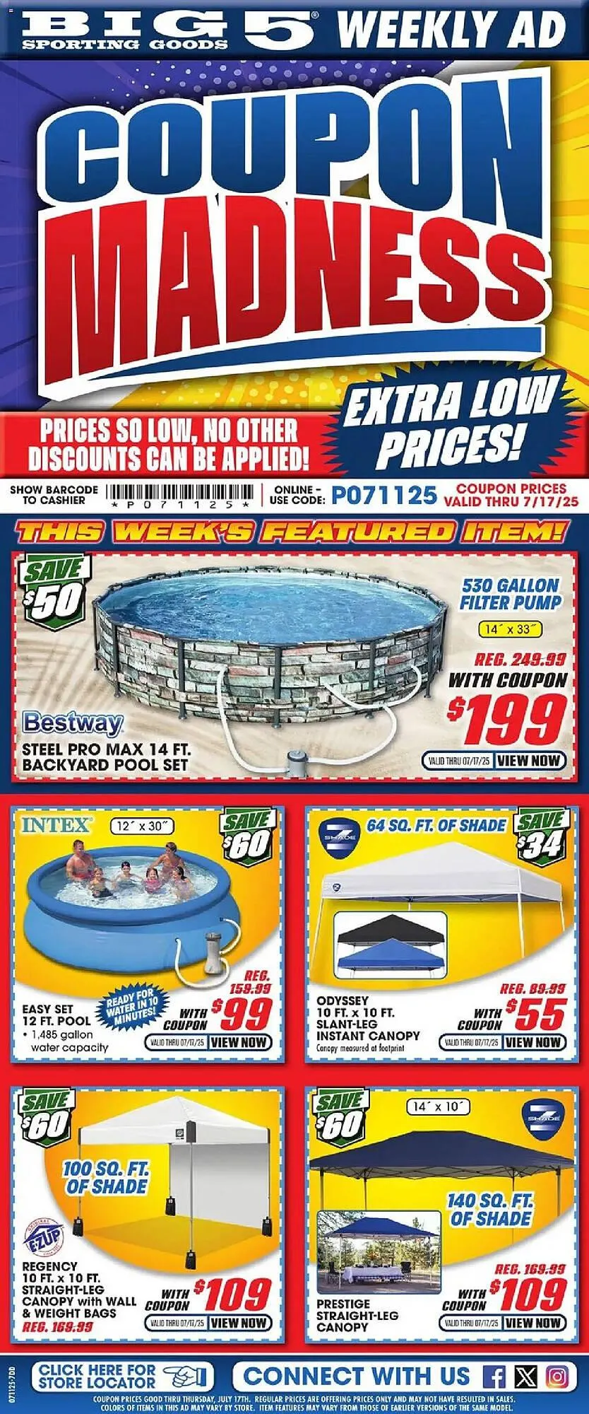 Weekly ad Big 5 Weekly Ad from July 11 to July 18 2025 - Page 1