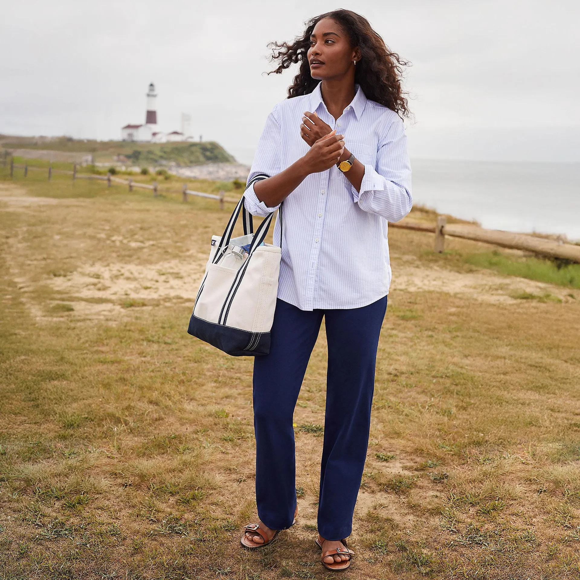 Starfish Mid Rise Straight Leg Pants