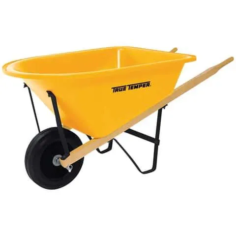 True Temper Poly Kid's Wheelbarrow 1.25 cu ft