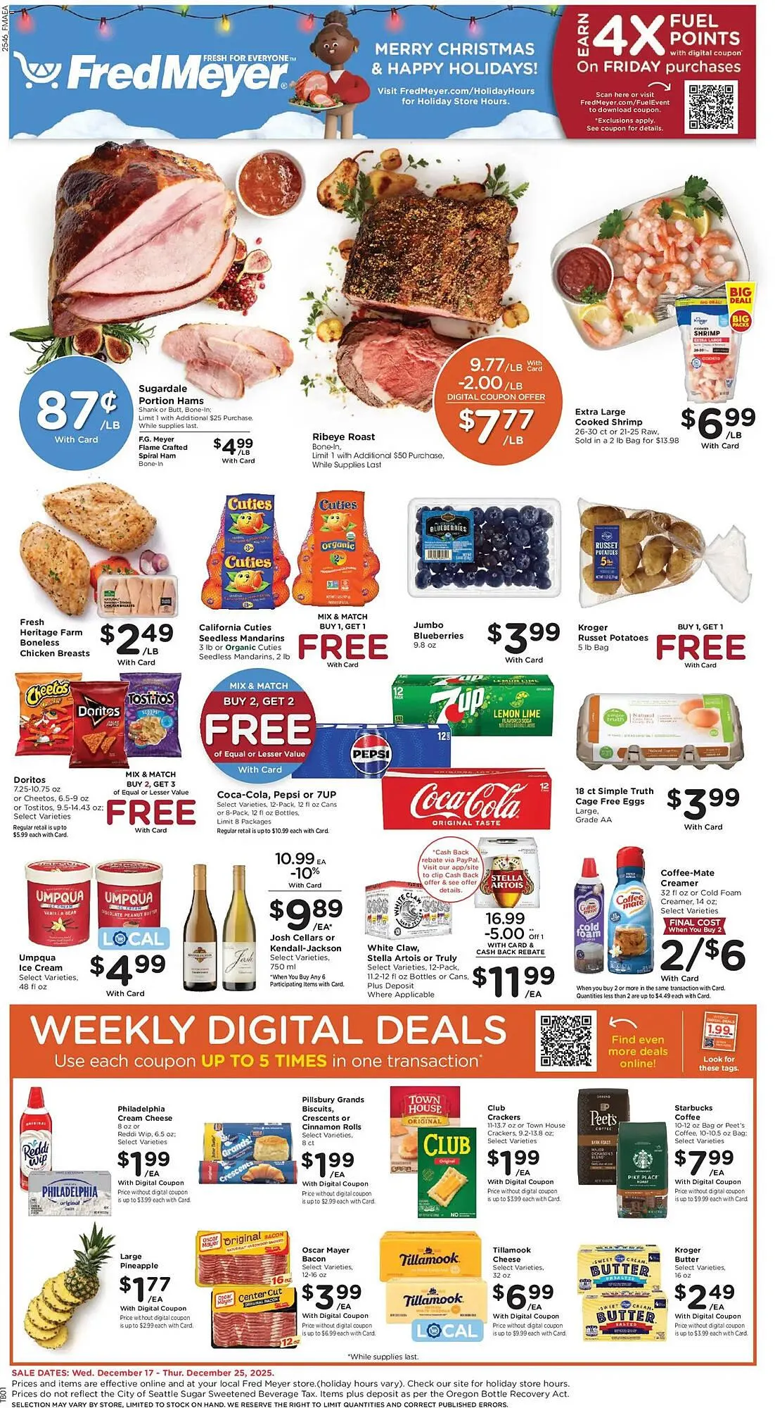 Weekly ad Fred Meyer weekly ad from December 17 to December 26 2025 - Page 1