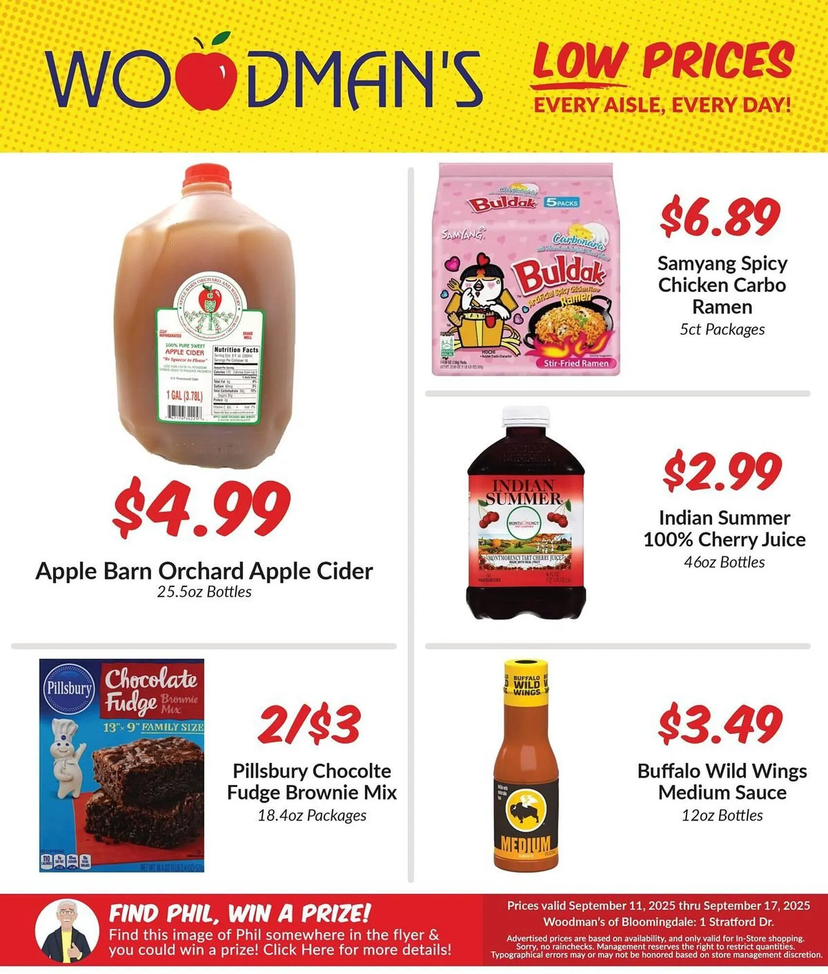 Weekly ad Woodman's weekly ad from September 11 to September 17 2025 - Page 1