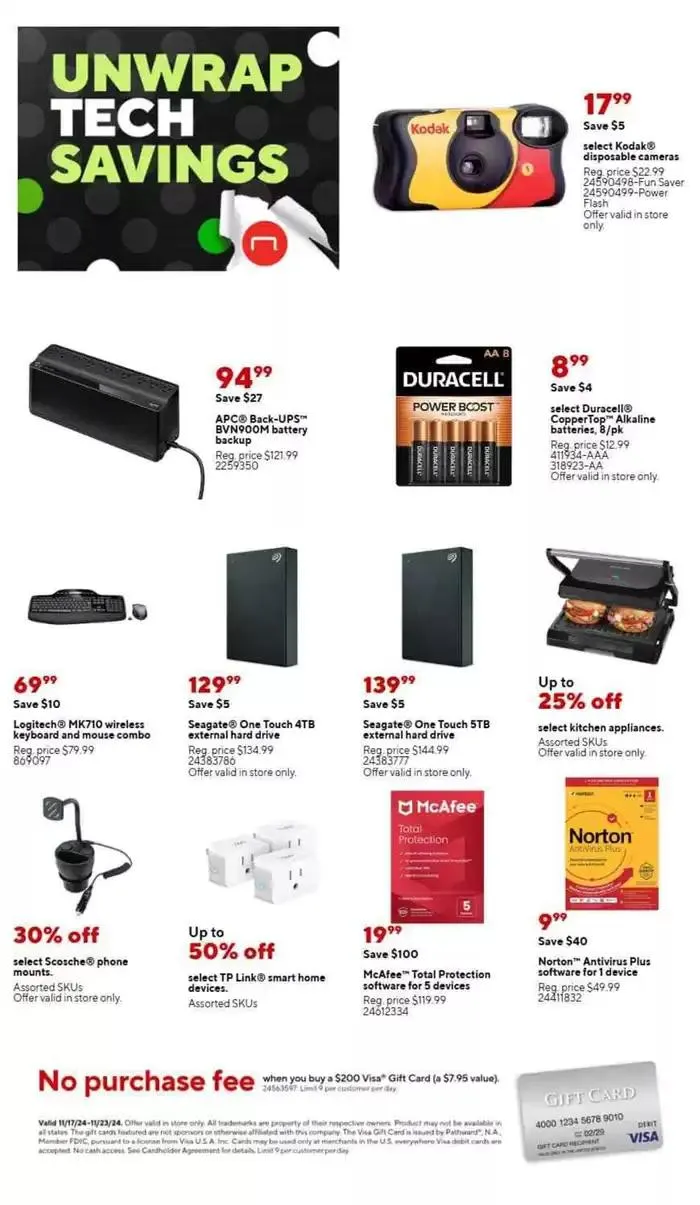 Weekly ad Staples flyer from November 17 to November 23 2024 - Page 14