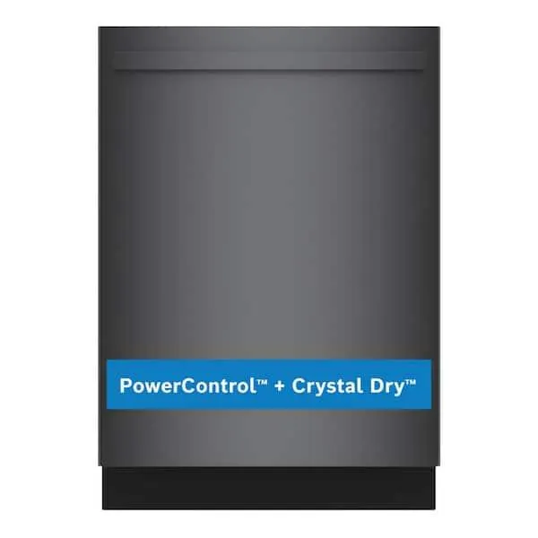 800 Series 24 in. Black Stainless Steel Top Control Tall Tub Dishwasher with Stainless Steel Tub, 42 dBA