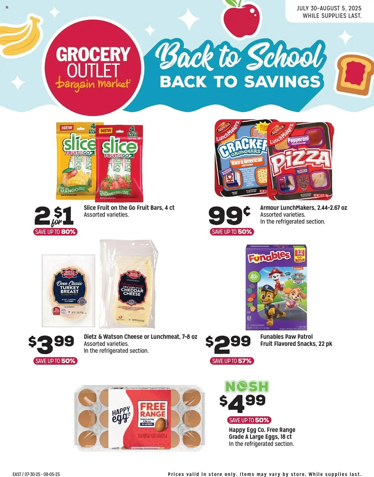 Weekly ad Grocery Outlet Weekly Ad from July 30 to August 6 2025 - Page 1