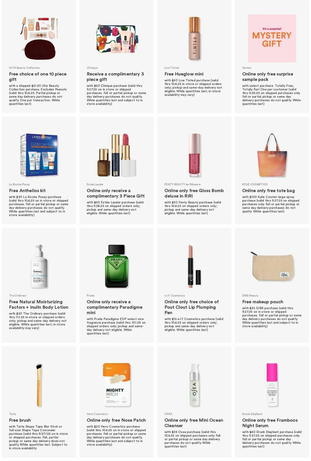 Weekly ad Ulta Beauty from September 22 to October 1 2025 - Page 1