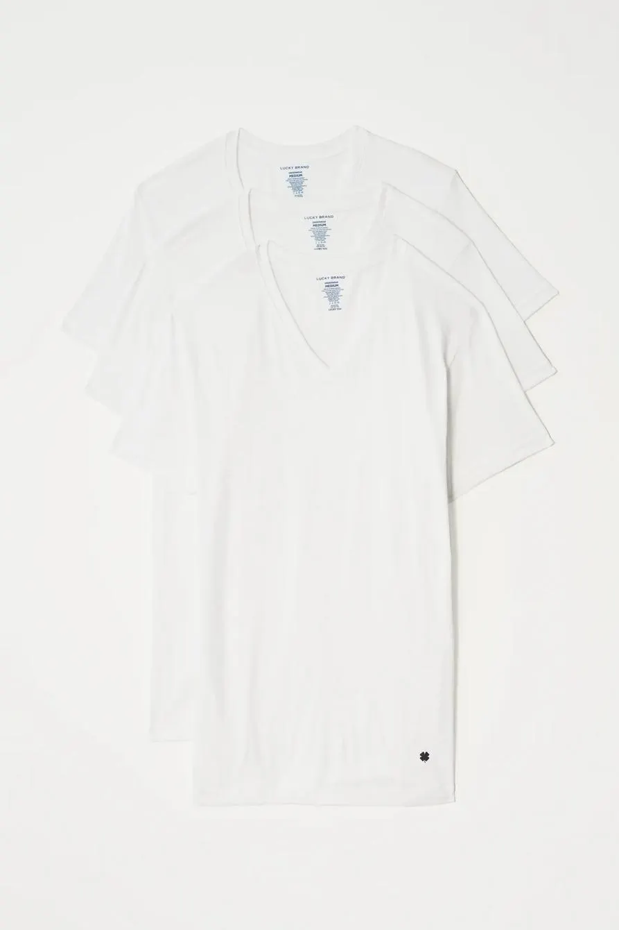 3 pack v-neck undershirts