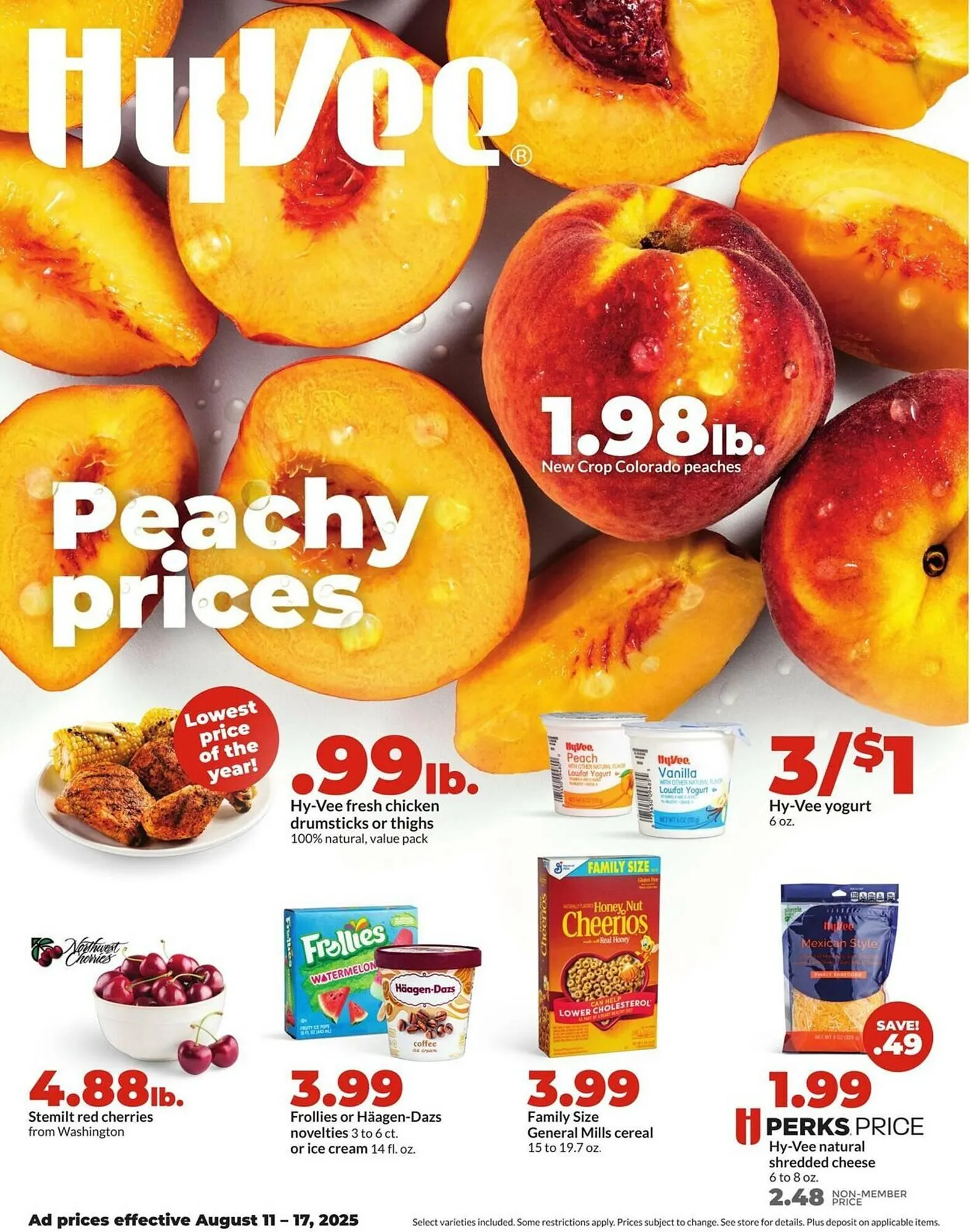 Weekly ad Hy-Vee Weekly Ad from August 11 to August 17 2025 - Page 1