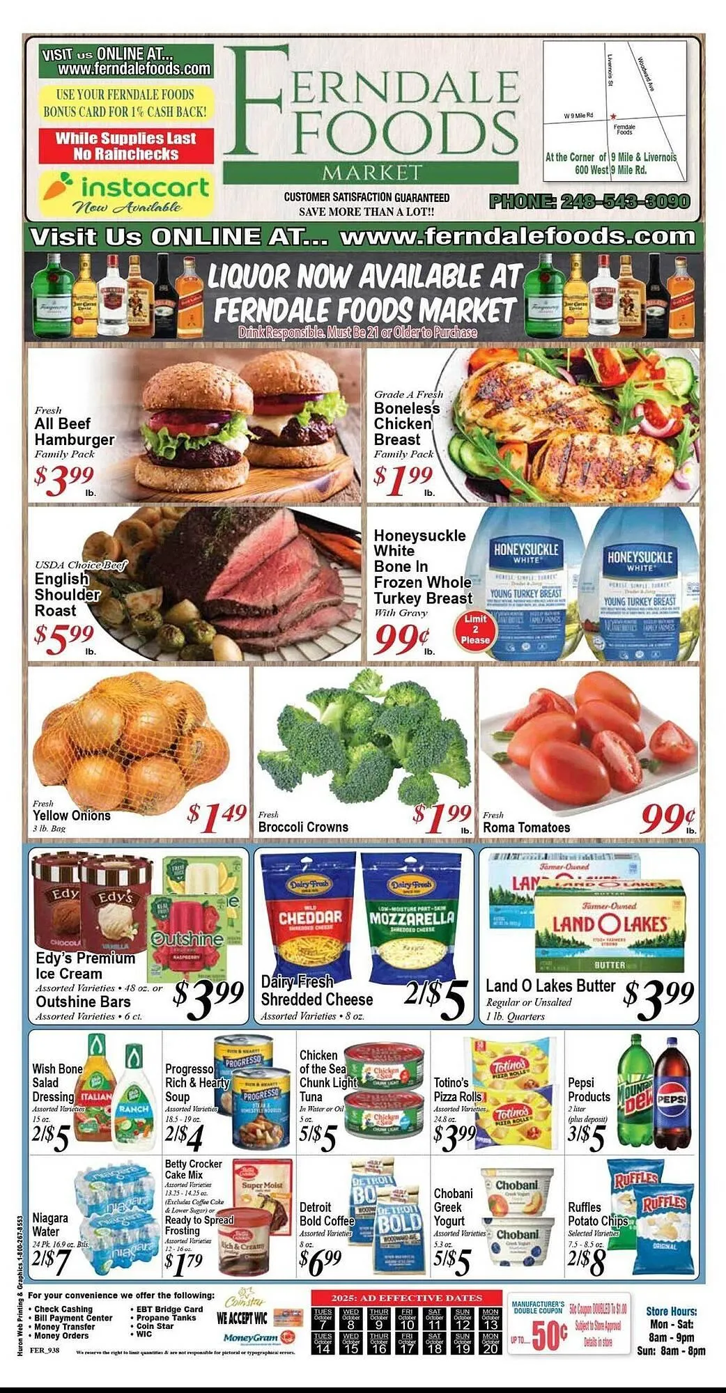 Weekly ad Ferndale Foods weekly ad from October 7 to October 20 2025 - Page 1