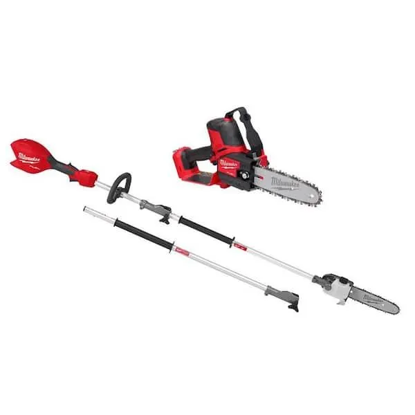 M18 FUEL 18V Brushless Cordless Battery Powered 8 in. HATCHET Pruning Saw w/ 10 in. QUIK-LOK Pole Saw