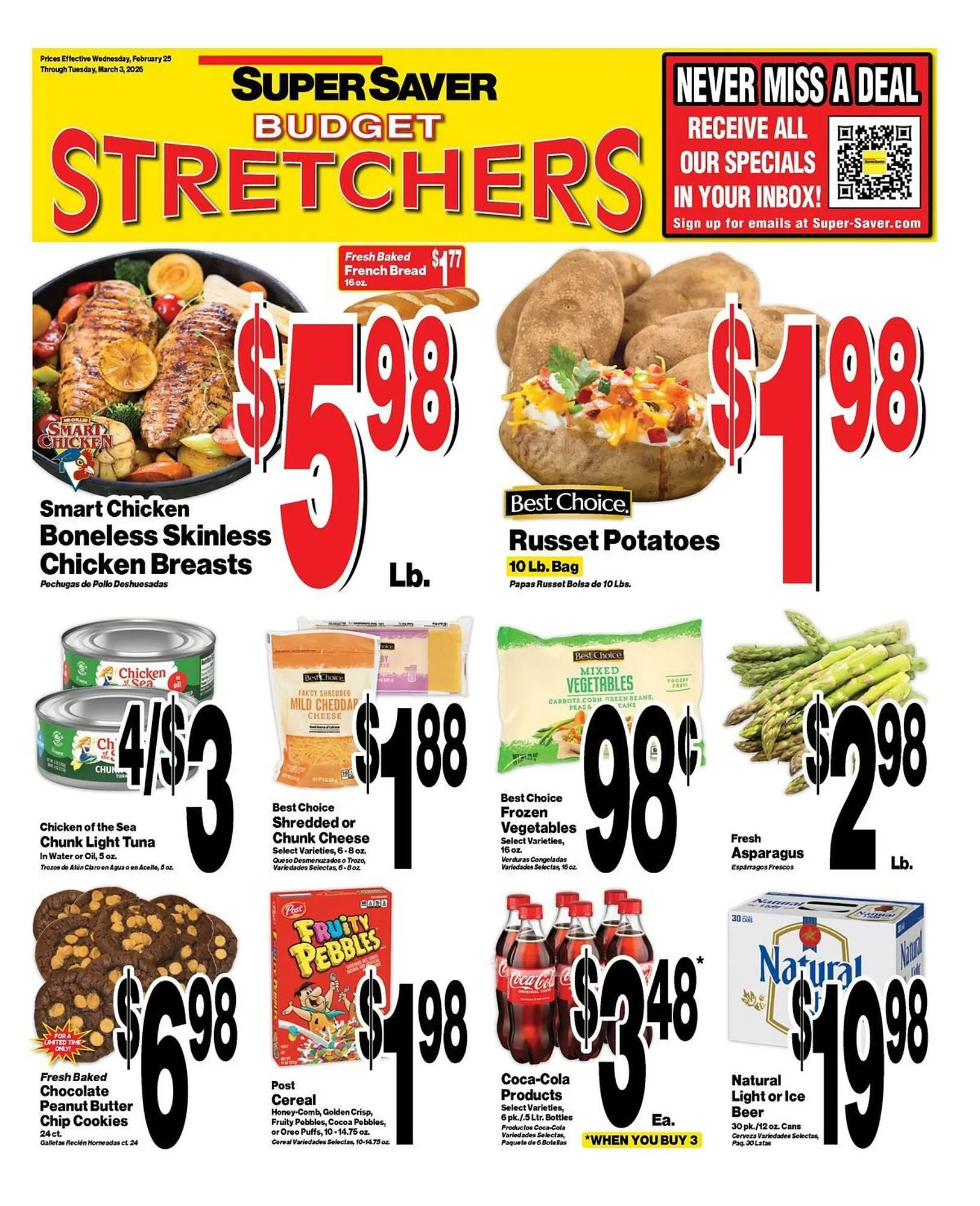 Weekly ad Super Saver weekly ad from February 25 to March 3 2026 - Page 1