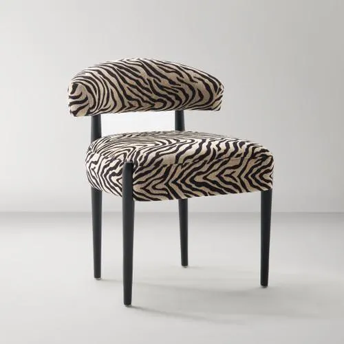Anna Dining Chair - Zebra - Set of 2