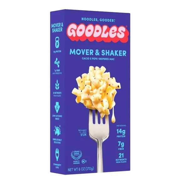 Goodles Mac & Cheese Mover & Shaker, Cacio E Pepe, Macaroni , Shelf-Stable, 6 oz