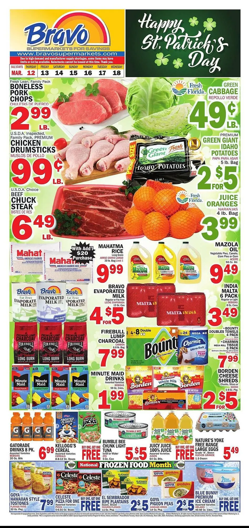 Weekly ad Bravo Supermarkets weekly ad from March 12 to March 18 2026 - Page 1
