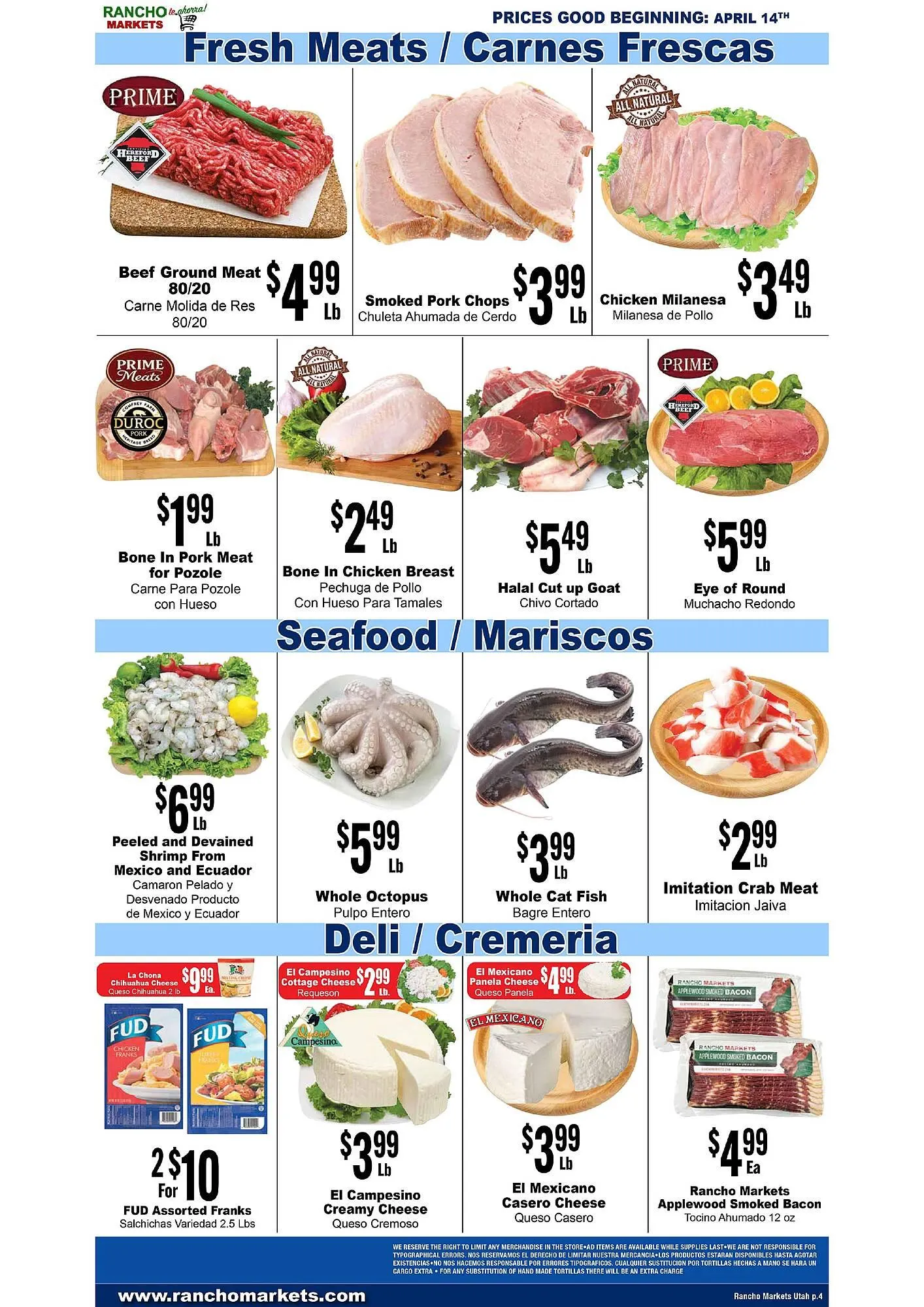 Weekly ad Rancho Markets weekly ad from April 14 to April 20 2026 - Page 4