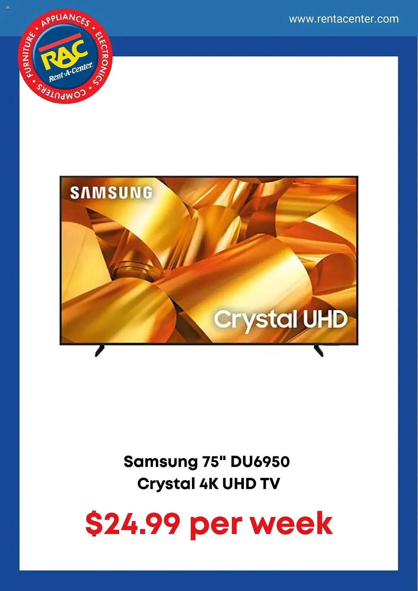 Weekly ad Rent A Center Weekly Ad from July 22 to August 20 2025 - Page 4